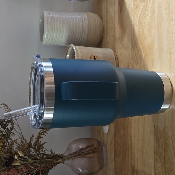 YETI Agave Teal Tumbler with Handle 35 Oz - Picture 6 of 7